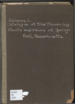 Bulletin No. 3: Catalogue of the flowering plants and ferns of Springfield, Massachusetts, growing without cultivation