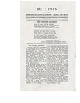 Bulletin of the Rhode Island Library Association v. 2, no. 2 by RILA