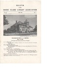 Bulletin of the Rhode Island Library Association v. 25, no. 1