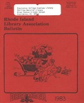 Bulletin of the Rhode Island Library Association v. 56, no. 4