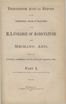 Annual Report 1901 by University of Rhode Island