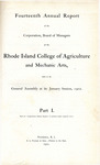 Annual Report 1902 by University of Rhode Island