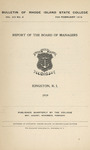 Annual Report 1919 by University of Rhode Island
