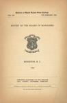 Annual Report 1924 by University of Rhode Island
