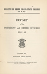 Annual Report 1942-1943 by University of Rhode Island