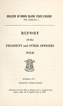 Annual Report 1945-1946 by University of Rhode Island