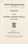 Annual Report 1948-1949 by University of Rhode Island
